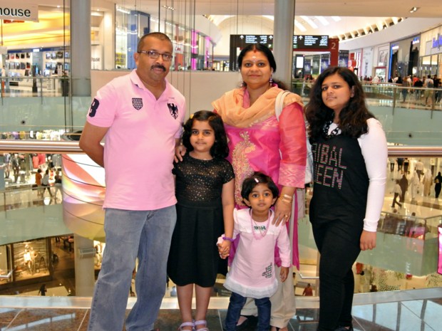 Dubail Mall with Kishan and Greeshma