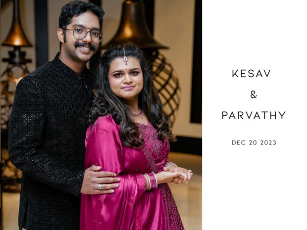 Paru and Kesav Engagement Photos